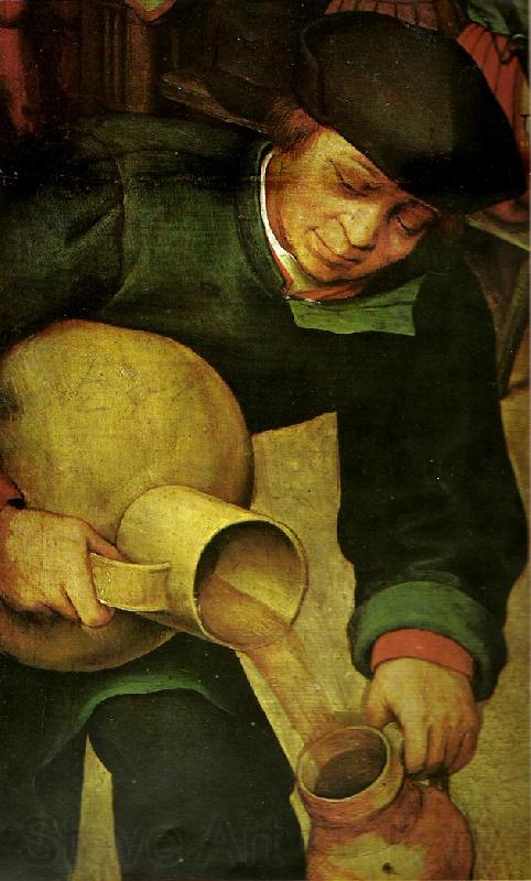 Pieter Bruegel detalj fran bondbrollopet France oil painting art